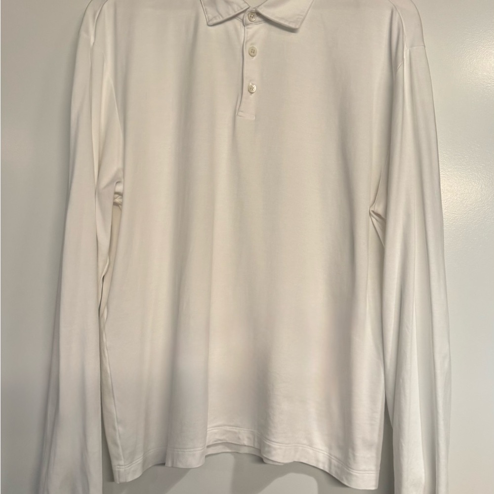 Theory Classic White Men's Polo Shirt